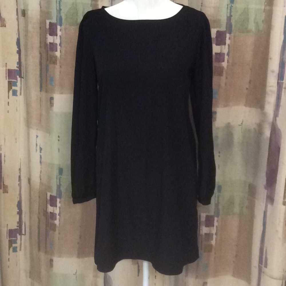 Black shift dress